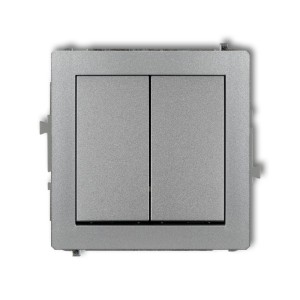 Mechanizm łącznika świecznikowego Karlik DECO srebrny metalik 7DWP-2