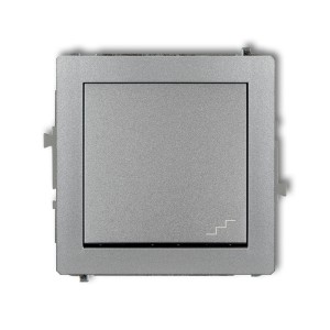 Mechanizm łącznika schodowego Karlik DECO srebrny metalik 7DWP-3