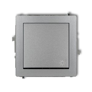 Mechanizm łącznika zwierny światło Karlik DECO srebrny metalik 7DWP-5
