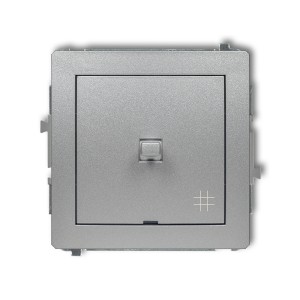 Mechanizm łącznika krzyżowego w stylu amerykańskim Karlik DECO srebrny metalik 7DWPUS-6
