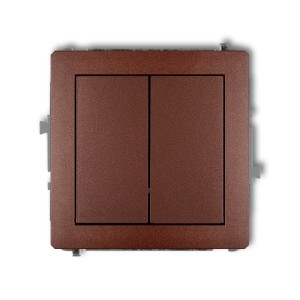 Mechanizm łącznika świecznikowego Karlik DECO brązowy metalik 9DWP-2