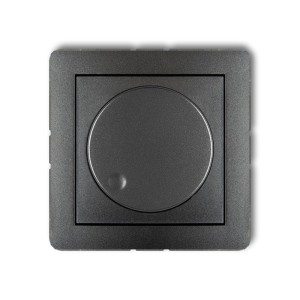 Mechanizm elektronicznego regulatora oświetlenia przyciskowo-obrotowego Karlik DECO grafitowy 11DRO-1