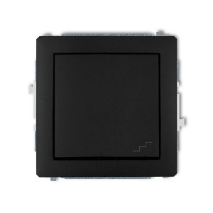 Mechanizm łącznika schodowego Karlik DECO czarny mat 12DWP-3