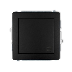 Mechanizm łącznika zwierny światło Karlik DECO czarny mat 12DWP-5