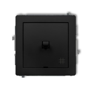 Mechanizm łącznika krzyżowego w stylu amerykańskim Karlik DECO czarny mat 12DWPUS-6