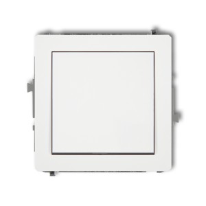 Mechanizm łącznika jednobiegunowego Karlik DECO biały mat 25DWP-1
