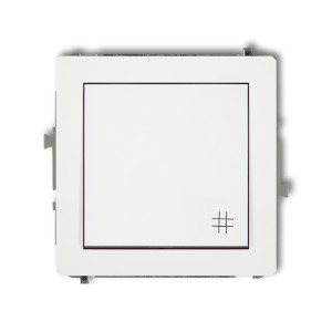 Mechanizm łącznika krzyżowego Karlik DECO biały mat 25DWP-6