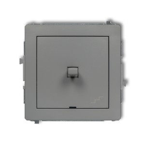 Mechanizm łącznika schodowego w stylu amerykańskim Karlik DECO szary mat 27DWPUS-3