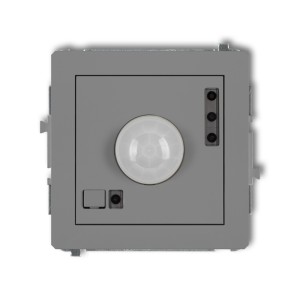 Mechanizm elektronicznego czujnika ruchu  Karlik DECO szary mat 27DCR-1