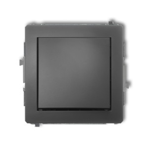 Mechanizm łącznika jednobiegunowego Karlik DECO grafitowy mat 28DWP-1