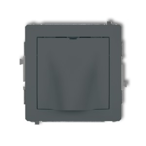 Mechanizm wypustu kablowego Karlik DECO grafitowy mat 28DWPK