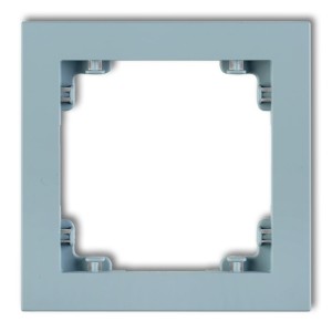 Ramka uniwersalna pojedyncza z tworzywa DECO Pastel Matt Karlik DECO lazurowy 48DR-1