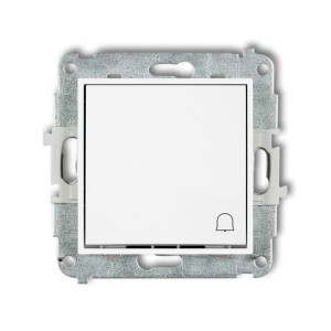 Mechanizm łącznika zwierny dzwonek  Karlik ICON biały IWP-4