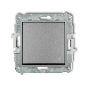 Mechanizm łącznika schodowego Karlik ICON srebrny metalik 7IWP-3