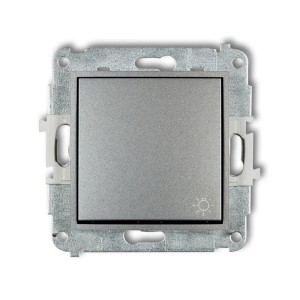 Mechanizm łącznika zwierny światło Karlik ICON srebrny metalik 7IWP-5