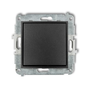 Mechanizm łącznika krzyżowego (jeden klawisz bez piktogramu) Karlik ICON grafitowy 11IWP-6.1