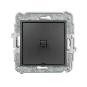 Mechanizm łącznika jednobiegunowego w stylu amerykańskim Karlik ICON grafitowy 11IWPUS-1