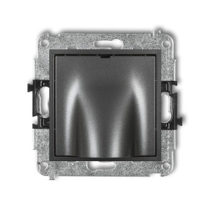 Mechanizm wypustu kablowego Karlik ICON grafitowy 11IWPK