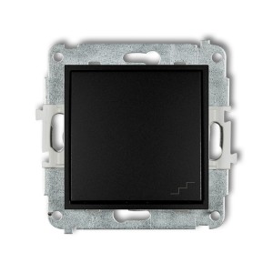 Mechanizm łącznika schodowego Karlik ICON czarny mat 12IWP-3