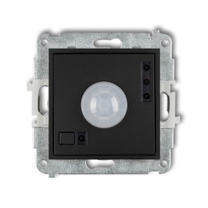 Mechanizm elektronicznego czujnika ruchu  Karlik ICON czarny mat 12ICR-1