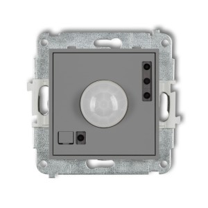 Mechanizm elektronicznego czujnika ruchu  Karlik ICON szary mat 27ICR-1