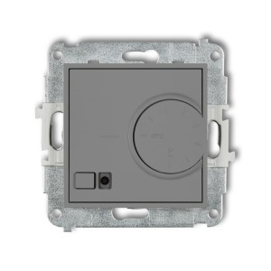 Mechanizm elektronicznego regulatora temperatury z czujnikiem powietrznym Karlik ICON szary mat 27IRT-2