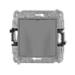 Mechanizm wypustu kablowego Karlik ICON szary mat 27IWPK