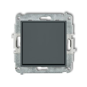 Mechanizm łącznika jednobiegunowego Karlik ICON grafitowy mat 28IWP-1