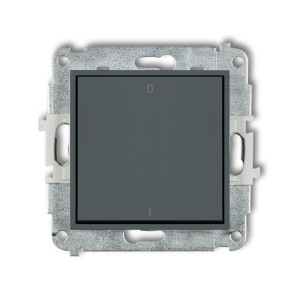 Mechanizm łącznika dwubiegunowego Karlik ICON grafitowy mat 28IWP-9