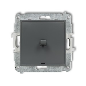 Mechanizm łącznika jednobiegunowego w stylu amerykańskim Karlik ICON grafitowy mat 28IWPUS-1