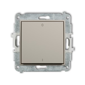 Mechanizm łącznika dwubiegunowego Karlik ICON taupe 60IWP-9