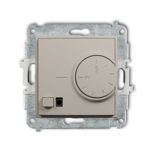 Mechanizm elektronicznego regulatora temperatury z czujnikiem podpodłogowym Karlik ICON taupe 60IRT-1