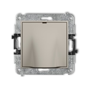 Mechanizm wypustu kablowego Karlik ICON taupe 60IWPK