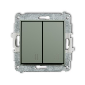 Mechanizm łącznika podwójnego krzyżowego Karlik ICON szałwiowy 61IWP-66