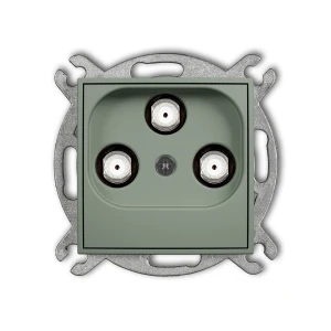 Mechanizm gniazda multimedialnego 3F DATA (UPC) Karlik ICON szałwiowy 61IGMU