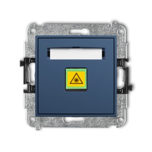 Mechanizm gniazda światłowodowego/optycznego pojedynczego Karlik ICON navy blue 64IGOP-1