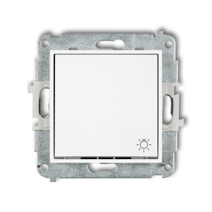 Mechanizm łącznika zwierny światło Karlik MINI biały MWP-5