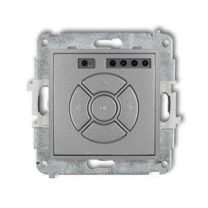 Mechanizm elektronicznego sterownika roletowego (sterowanie lokalne) Karlik MINI srebrny metalik 7MSR-1