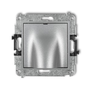 Mechanizm wypustu kablowego Karlik MINI srebrny metalik 7MWPK