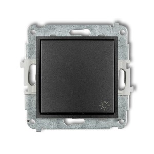 Mechanizm łącznika zwierny światło Karlik MINI grafitowy 11MWP-5
