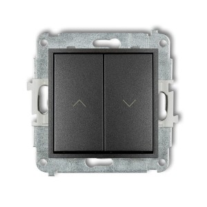 Mechanizm łącznika zwierny żaluzjowego Karlik MINI grafitowy 11MWP-8