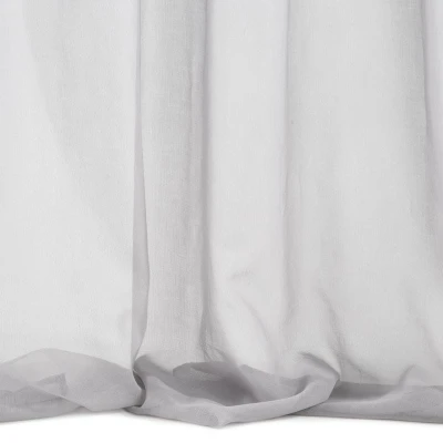 Firana do salonu na przelotkach 140x250 szara