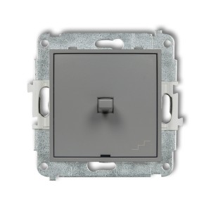 Mechanizm łącznika schodowego w stylu amerykańskim Karlik MINI szary mat 27MWPUS-3