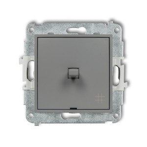 Mechanizm łącznika krzyżowego w stylu amerykańskim Karlik MINI szary mat 27MWPUS-6