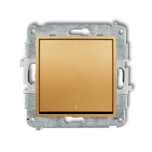 Mechanizm łącznika dwubiegunowego Karlik MINI złoty 29MWP-9