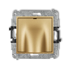 Mechanizm wypustu kablowego Karlik MINI złoty 29MWPK