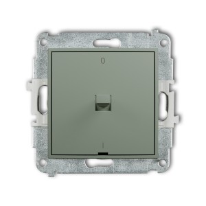 Mechanizm łącznika dwubiegunowego w stylu amerykańskim Karlik MINI szałwiowy 61MWPUS-9