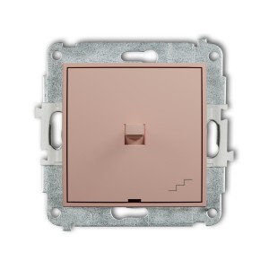 Mechanizm łącznika schodowego w stylu amerykańskim Karlik MINI łososiowy 62MWPUS-3