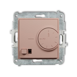 Mechanizm elektronicznego regulatora temperatury z czujnikiem powietrznym Karlik MINI łososiowy 62MRT-2