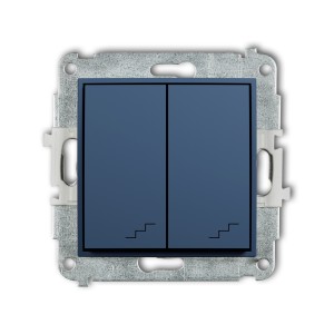 Mechanizm łącznika podwójnego schodowego Karlik MINI navy blue 64MWP-33